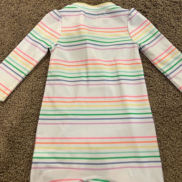 EUC Gap Baby Girls long sleeve One Piece Swimsuit 6-12 months. - Picture 2 of 3